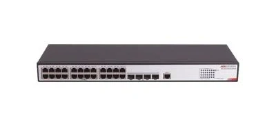 Switch Gigabit Hikvision Ds-3E2728-Hi-24T4X 24 Puertos RJ45 Ge/4 Puertos Sfp 10G/Administrable/Soporta Igmp
