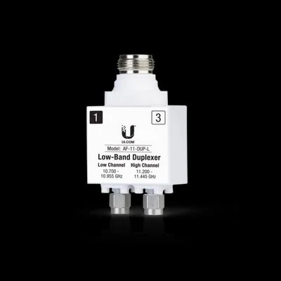 Duplexer Para Af-11 Ubiquiti Af-11-Dup-L Banda Licenciada De 11 Ghz De Banda Baja (10.700-10.955Ghz Y 11.200-11.445Ghz)