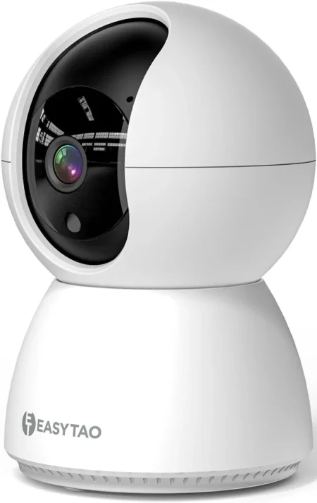 Camara Domo WiFi Easytao Tv-628 3Mpx/Para Interior/Audio Bidireccional/Deteccion De Movimiento/ Vision Nocturna/Control Remoto