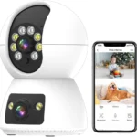 CAMARA DOMO WIFI EASYTAO Q24/2P/2MPX + 2MP/DOBLE LENTE/TRIS HOME/ICSEE APP/AUDIO BIDIRECCIONAL