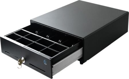 Cajón De Dinero Ec Line Ec-5100Ii-Black – Negro, Acero, 8, 4, Llave