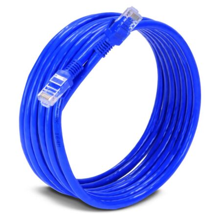 Cable De Red Utp Cat6 De 3 Metros Ec Line Ec-Cabcat6 Azul