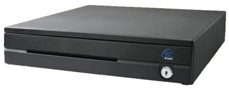 Cajón De Dinero Ec-Line Ec-Cd-100M-Ii-Grey Negro – Acero, 7, 5, Llave