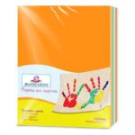 Pte. 100 Hojas Tamaño Carta Eurocolors Arcoiris Vibrante