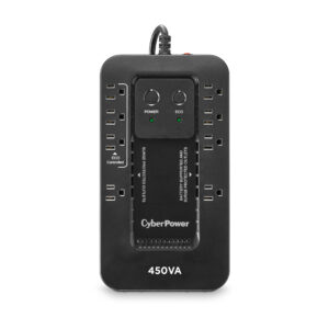 NO BREAK CYBERPOWER EC450G OFFLINE 450VA/260W STANDBY ENTRADA 96 -140V, SALIDA 120-120V 8 CONTACTOS NEMA 5-15R