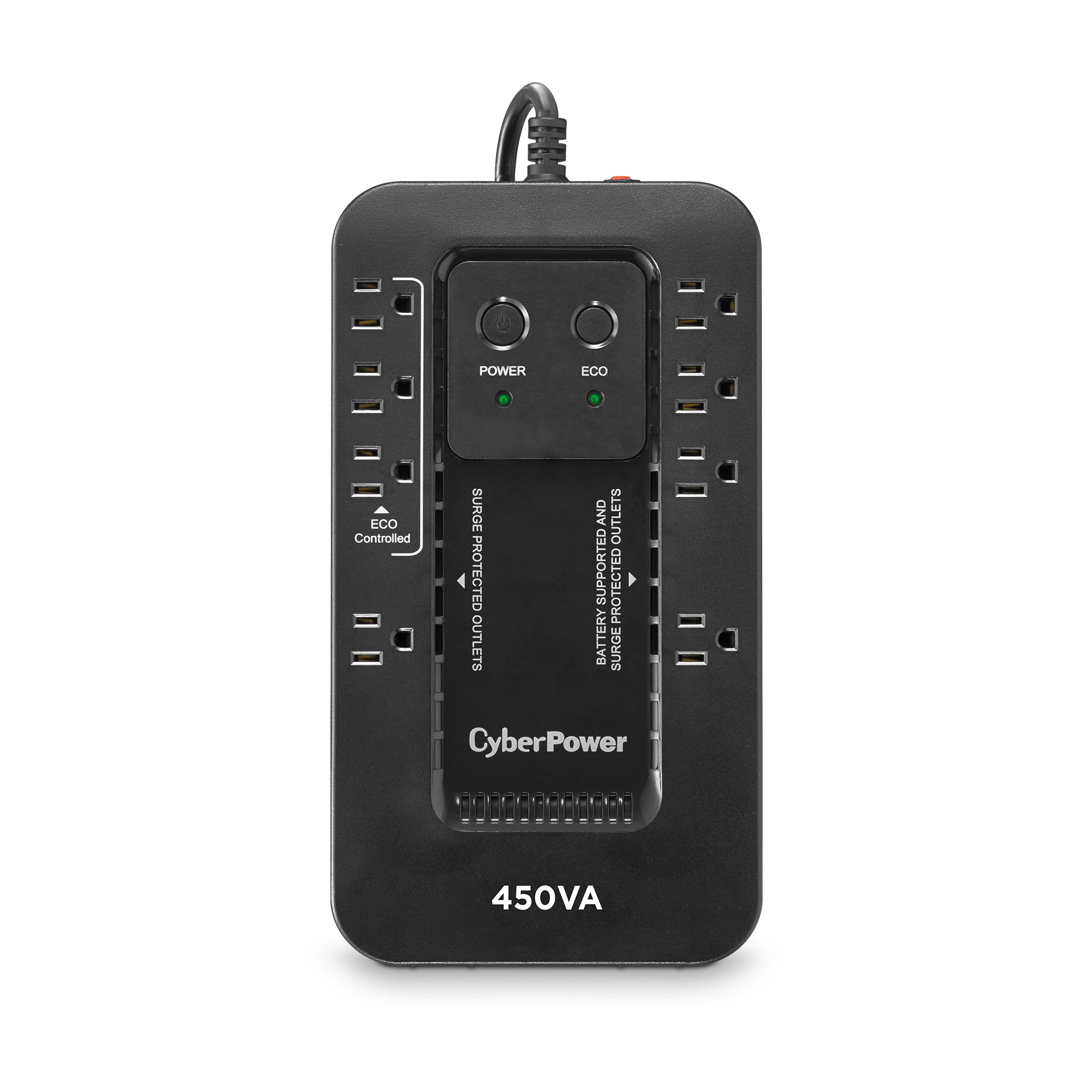 No Break Cyberpower Ec450g Offline 450va/260w Standby Entrada 96 -140v, Salida 120-120v 8 Contactos Nema 5-15r