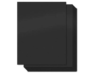 Cartulina Euromac Ei0042 – 10 Pliegos, Negro, 50 Cm X 65 Cm