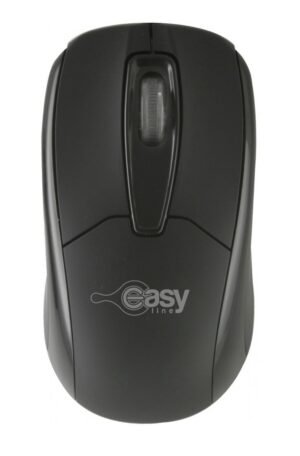 Mouse Easy Line Easy Line - Negro, Usb, 1000 Dpi