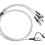 Cable De Carga Universal 5 En 1. Carga Simultáneamente 3 Dispositivos. Easy Line -