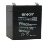 Batería De Respaldo 12V 4A Enson Ens-Bt412 - Negro