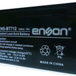 Batería De Respaldo 12V 7A Enson Ens-Bt712 - 12 V, Negro