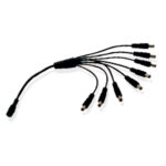 Distribuidor Pulpo 1 A 8 Canales Enson Ens-Dc18 - Negro