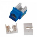 Conector Jack RJ45 Cat6, 90 Grados, Enson Ens-Jc6Bl Azul