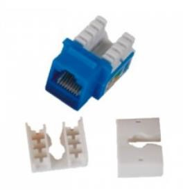 Conector Jack RJ45 Cat6, 90 Grados, Enson Ens-Jc6Bl Azul