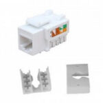 Conector Jack RJ45 Cat6, 90 Grados, Enson Ens-Jc6Wh, Blanco
