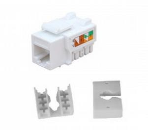 Conector Jack RJ45 Cat6, 90 Grados, Enson Ens-Jc6Wh, Blanco