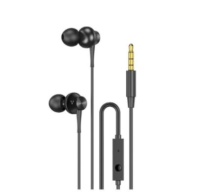 Audifonos Vorago Ep-104 3.5Mm Negro Manos Libres Almohadilas Intercambiables –