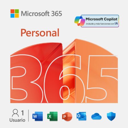 Microsoft 365 Personal – Licencia De Suscripcion 1 Ano 1 Usu