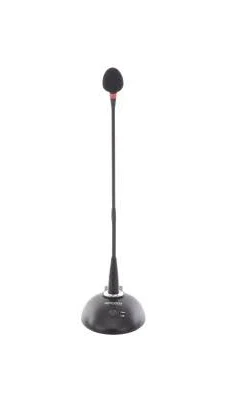 Microfono Tipo Cuello De Ganso Con Base Epcom Ep-338 Soporta Phantom/Salida Balanceada Xlr