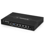 Router Ubiquiti Er-6P, Edgerouter 6,PoE Pasivo 24 V, 5 Puertos Gigabit+1 Sfp, Con Funciones Avanzadas De Ruteo