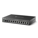 Router Omada VPN Tp-Link Er7212Pc 2 Puerto WAN/LAN Sfp 1G/1 Puerto RJ45 WAN/1 Puerto WAN/LAN RJ45/8 Puertos PoE+ LAN RJ45/24,980 Sesiones Concurrentes/Sdn Multi-WAN 1G/Switch Con PoE Y Controlador