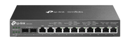 Router Omada VPN Tp-Link Er7212Pc 2 Puerto WAN/LAN Sfp 1G/1 Puerto RJ45 WAN/1 Puerto WAN/LAN RJ45/8 Puertos PoE+ LAN RJ45/24,980 Sesiones Concurrentes/Sdn Multi-WAN 1G/Switch Con PoE Y Controlador