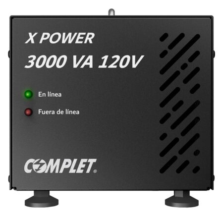 Regulador Complet Erv-10-006 De 3,000W/3,000Va/Con 2 Contactos
