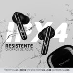 Audifonos Inalambricos C/Microfono Vorago Esb-202 Bluetooth, Color Negro