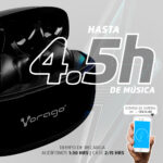 Audifonos Inalambricos C/Microfono Vorago Esb-202 Bluetooth, Color Negro