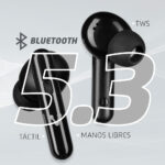 Audifonos Inalambricos C/Microfono Vorago Esb-202 Bluetooth, Color Negro