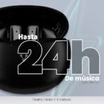 Audifonos Inalambricos Vorago Esb-310-Bk Bluetooth 5.4, 24 Hrs De Reproduccion, Negro