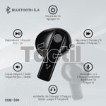 Audifonos Inalambricos Vorago Esb-310-Bk Bluetooth 5.4, 24 Hrs De Reproduccion, Negro