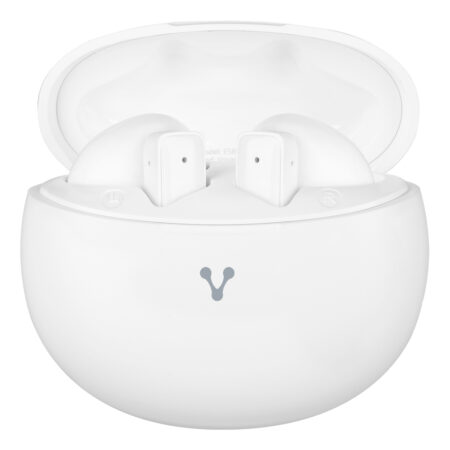 Audifonos Vorago Esb-310 Bluetooth 5.4 24 Hrs De Reproducción – Controles Táctiles, Función Manos Libres Y Conexión Para Carga USB Tipo C Color Blanco