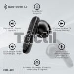 Audifono Vorago Esb-401  Earbud Bt 5.3 Ipx4 6Hrs+3Cargas Tws Display De Duración Bateria   -