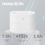 Audifonos Vorago Esb-410 Bluetooth 5.4 15 Hrs De Reproducción - Diseño Innovador Ows, Touch, Manos Libres Conexión Para Carga USB Tipo C Color Blanco