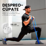 Audifonos Vorago Esb-410 Bluetooth 5.4 15 Hrs De Reproducción - Diseño Innovador Ows, Touch, Manos Libres Conexión Para Carga USB Tipo C Color Blanco