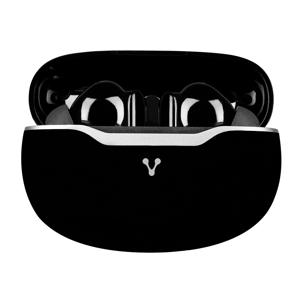Audifonos Inalambricos Vorago Esb-450-bk Bluetooth 5.3, Bateria Hasta 18 Hrs, Negro