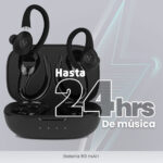 Audifonos Inalambricos Vorago Esb-500-Plus, Bluetooth 5.0 Touch,Bateria 740 mAh, Microfono, Ipx5