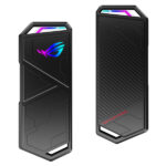 Gabinete Para SSD M.2 ASUS Rog Strix Arion Esd-S1C/Blk/G/As/Rgb Aura Sync/USB-C/Color Negro