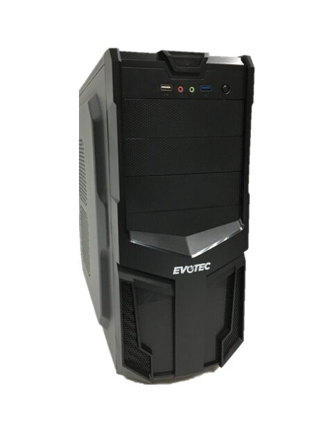 Gabinete Evotec Ev-1005 – Micro-ATX, Torre, Micro-ATX, Negro, 600W
