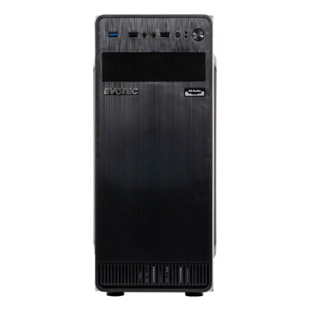 Computadora Evotec Intel Core I3-12100 - 8Gb, SSD 480Gb, Kit Teclado Mouse, Win 11 Pro Prueba