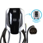 Cargador De Pared Ev-Ob251 Alter Conector Tipo 2 Con Entrada/Salida 120-240Vca Potencia Max 7Kw IP54 - Sin Plug De Corriente Electrica