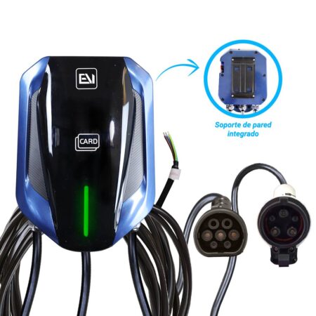 Cargador De Pared Ev-Omb281 Alter Conector Dual Tipo 1 Y Tipo 2 Con Entrada/Salida 120-240Vca Potencia Max 7.6 Kw IP54 – Sin Plug De Corriente Electrica