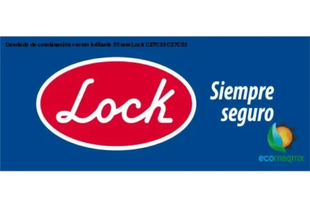 Candado De Combinacion Lock C27C35 De Acero/35Mm/Cromobrillante
