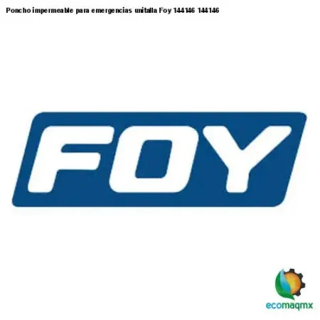 Impermeable Foy 144146 Para Emergencias/Polietileno/Unitalla/Azul