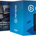 Filtro Para Microfono Elgato 10Mad9901 Wave Pop, Doble Maya De Acero, Negro