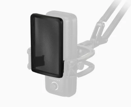 Filtro Para Microfono Elgato 10Mad9901 Wave Pop, Doble Maya De Acero, Negro