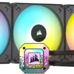 Enfriamiento Liquido Corsair Cw-9060071-Ww, Icue H170I Elite Capellix Xt/3X140Mm/500-1700Rpm/Color Negro