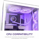 Enfriamiento Liquido Nzxt Kraken 280 Rgb/1500Rpm/140X140X26Mm/Color Blanco/Rl-Kr280-W1