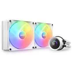 Enfriamiento Liquido Nzxt Kraken 280 Rgb/1500Rpm/140X140X26Mm/Color Blanco/Rl-Kr280-W1